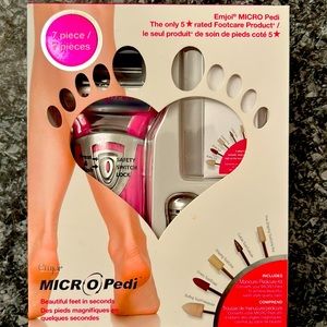 Emjoi MICR O Pedi 7-piece manicure/pedicure kit with extra refill  NWOT